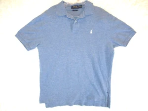 Polo Ralph Lauren Shirt Mens Size XL Extra Large Blue Collared Button Polo Shirt - Picture 1 of 9