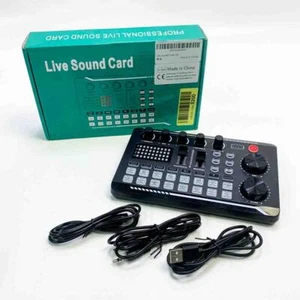 Live-Soundkarte und Audio-Interface mit DJ-Mixer-Effekten und Sprach-Wechsler, - Bild 1 von 8