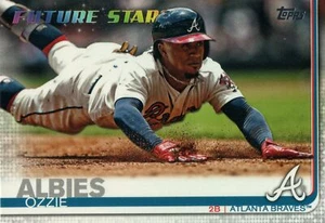 #561 Ozzie Albies Future Stars Atlanta Braves 2019 Topps Series 2 Baseball Card - Picture 1 of 2