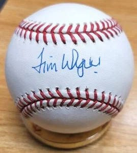 Signed Jim Wynn Rawlings Official Major League Baseball w/ COA - Picture 1 of 1