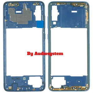 FRAME TELAIO MIDDLE SAMSUNG GALAXY A70 SM-A705 A705FN CORNICE BLU TASTI LATERALI - Imagen 1 de 1