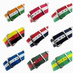 Zulu Style Webbing Flag Watchstraps - Patriotic Watch Straps - Very Cool - Picture 1 of 34