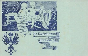 D3133) SAVONA, COMMISSARIATO, MAGAZZINO SUCCURSALE DI CASERMAGGIO MILITARE. - Bild 1 von 2