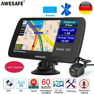 9 ZOLL LKW GPS Navigation Navigationsgerät Bluetooth Rückfahrkamera Europakarte - Bild 1 von 4
