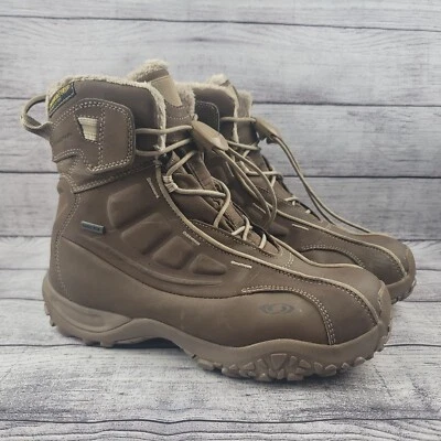 Salomon Women's Size 9.5 Thinsulate Ultra GTX Gore Tex Brown Boots - Image 1 of 4