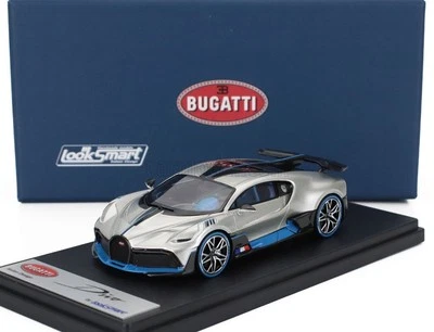 MODELLINO AUTO STATICO LOOKSMART BUGATTI DIVO 2018 SILVER CARBON SCALA 1/43 - Immagine 1 di 4