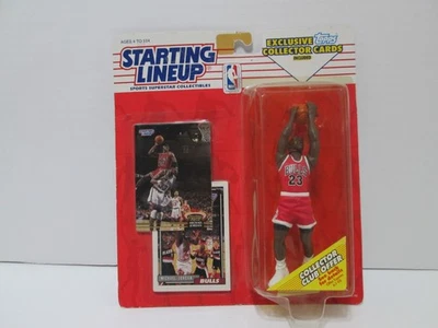 Michael Jordan 1993 Starting Lineup Figure w/ 2 Cards New On Card - Image 1 of 4