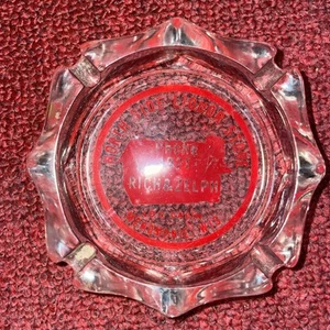 Vintage Glass Ashtray North Side Liquor Store Menomonie, Wisconsin - Imagen 1 de 2
