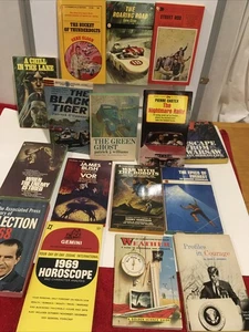 Lot of 16 Vintage Racing Paperback Books Luke Short Gene Olson Mystery war - Imagen 1 de 7