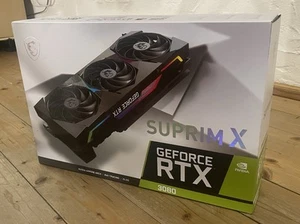 MSI NVIDIA GEFORCE RTX 3080 SUPRIM X 10GB GDDR6X TOP EU SHIPPING - Afbeelding 1 van 10