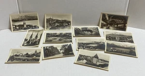 12 Vintage Souvenir Photos of Switzerland Nature Alps Black and White Lucerne - Picture 1 of 7