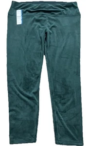 TIME AND TRU GREEN VELVETEEN LEGGINGS HIGH RISE FITTED SIZE 3X (22) NEW 5L4 - Picture 1 of 5