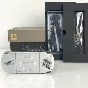 10th Anniversary Final Fantasy VII Crisis Core PSP-2000 w/Box & Extras - Picture 1 of 10