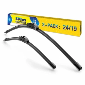24"/19" Windshield Wiper Blades for Ford Fusion Chevy Equinox Impala Journey - Picture 1 of 6