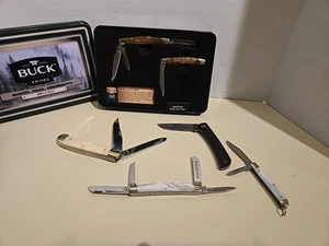 Case XX Buck Marble's Soligen Robert Klaas Folding Knife Lot New - Picture 1 of 24