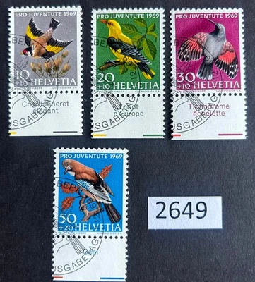 (2649) Switzerland #B386-389 adn B394-7 CTO - Image 1 of 2