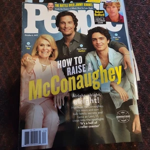 People Magazine 6. Oktober 2025 ~ Robert Redford ~ Matthew McConaughey ~ Kimmel - Bild 1 von 4