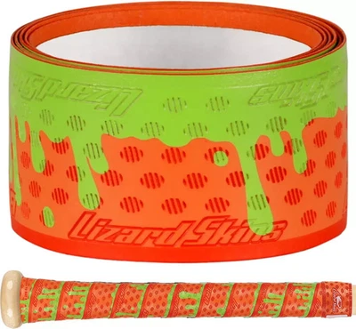 Lizard Skins DSP Ultra Bat Grip 1,1 mm Naranja Slime Outburst Verde Goteo Foto 1 de 3