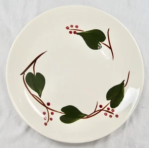 Blue Ridge Southern Pottery Stanhome Ivy Luncheon Plate Green Leaves Berries O2 - Picture 1 of 4