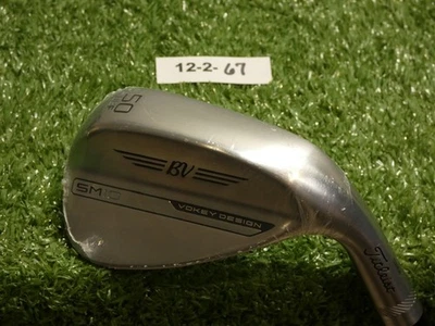 Titleist Vokey SM10 Tour Chrome 50* 08* Gap Wedge F Grind Dynamic Gold Steel New - Image 1 of 4
