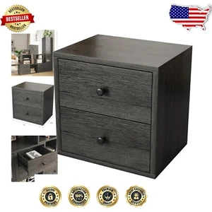 Organizer Cubo Impilabile Classico per Libri, Vestiti, Giocattoli - Finitura Rovere Francese - Foto 1 di 11