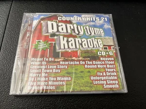 Party Tyme Karaoke Country Hits 21 CD+G Brand New Sealed - Picture 1 of 2
