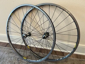 Mavic Cross Link Wheelset 26" Clincher 135mm 100mm 9mm QR 9 Speed Rim Brake Gray - Picture 1 of 6