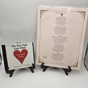 Lucille Ball Edizione Limitata Testo più CD "Il giorno che Lucy Died" Certificato - Foto 1 di 11