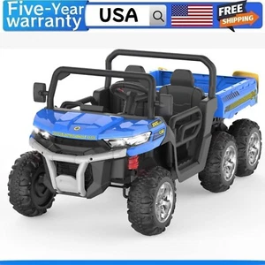 Remote Control Electric Ride On Dump Truck for Kids Ride On Toy with Dump Bed - Picture 1 of 9