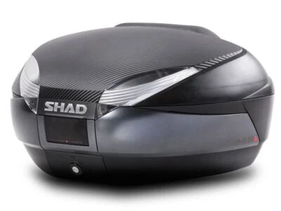 Kit de montaje Shad 48L Top Box negro/gris respaldo plateado BMW R1100 RT 1996-2006 Foto 1 de 3