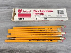 Vintage Universal Blackstonian Bleistifte, #2, Premium Holzetui, Box mit 7 - Bild 1 von 3