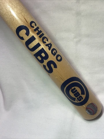 CHICAGO CUBS Mini Wood Baseball Bat 18" Coopersburg Sports MLBP 2007 RARE Cover