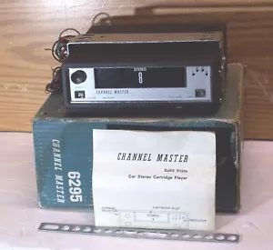 Channel Master 8 Track car auto Stereo Tape Player Model 6295 w box manual - Picture 1 of 9