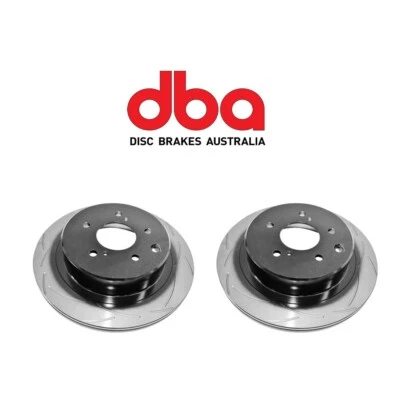 DBA T2 Street Rear Rotors for 02-05 WRX /98-07 Impreza RS / 98-06 Forester - Image 1 of 4