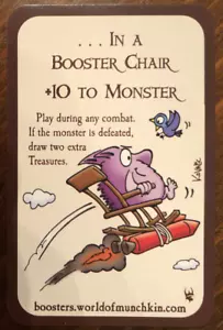 Munchkin Card: In a Booster Chair - Steve Jackson Games - Picture 1 of 2