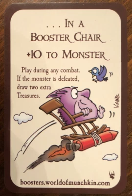 Munchkin Card: In a Booster Chair - Steve Jackson Games - Image 1 of 2