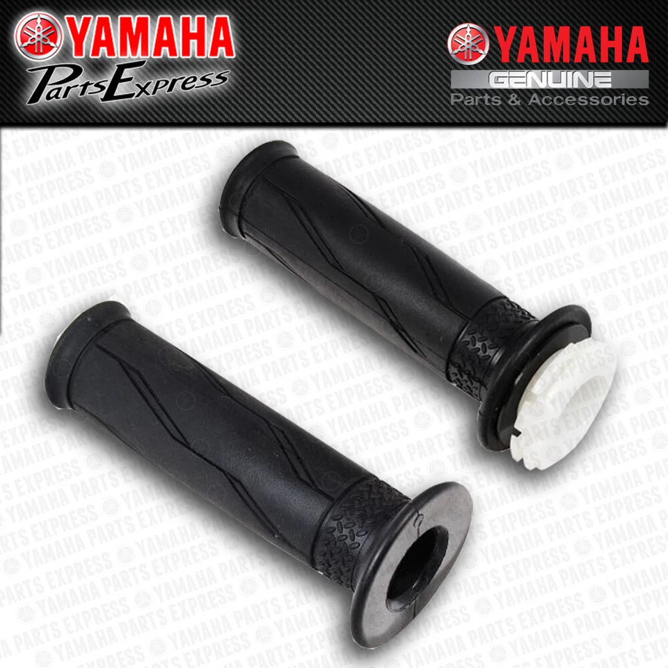 NEW YAMAHA YZF-R6 YZF-R1 R6 R1 S M YZFR6 YZFR1 OEM GRIPS W/ THROTTLE TUBE SET - Image 1 of 1