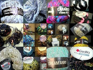 Effect Yarn Lurex Pimples - Wool Vintage - Picture 1 of 26