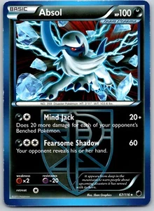 Absol 67/116 Black & White Plasma Freeze Pokemon Card Non Holo Rare - LP - Bild 1 von 2