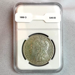 1889 O Morgan Silver Dollar Slabbed $1 Coin - Picture 1 of 4