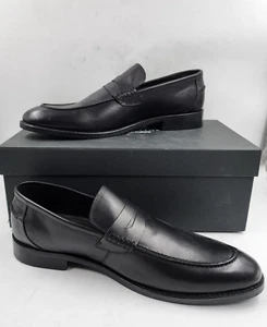 The Men's Store at Bloomingdale's elegante Leder-Halbschuhe Herren 10,5 schwarz - Bild 1 von 18