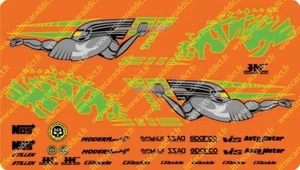 Planche Autocollant, rc drift, rc scale, stickers 1/10, Movies car, car - Photo 1/1