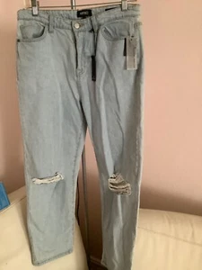 Jeans nuovi Buffalo David Bitton Brooke vita alta taglio dritto taglia 30 - Foto 1 di 7