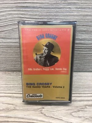 Bing Crosby The Radio Years Volume 2 CASSETTE Brand New Sealed Crescendo Rare - Image 1 of 4