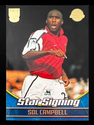 2001-02 Topps Premier Gold Arsenal - Firma estelar - Sol Campbell #A1 Foto 1 de 2