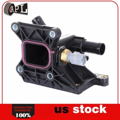 Engine Coolant Thermostat Assembly For Mazda 3 2.0L 2.3L 2009 2008 2007 - Image 1 of 4