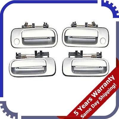 For Toyota Camry Silver 176 1992-1996 Front & Rear Outside Outer Door Handle - Image 1 of 4