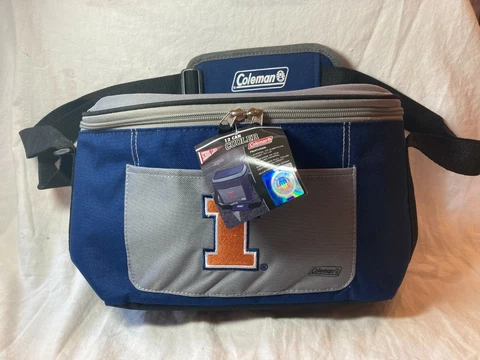NOS Illinois Fighting Illini Coleman College Sports Team Cooler 12 Can NWT Cover