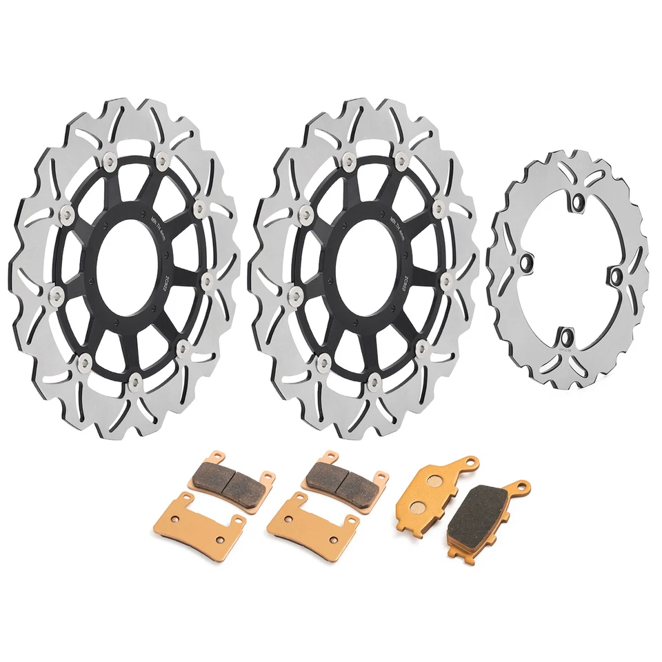 For Honda CBR929RR (00 01) CBR954RR 2002 2003 Front Rear Brake Rotors Discs Pads - Изображение 1 из 4
