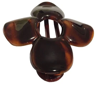 Parcelona France Grande Fleur Hinge Medium Slidein Secure Grip Hair Clip Clamp - Image 1 of 3